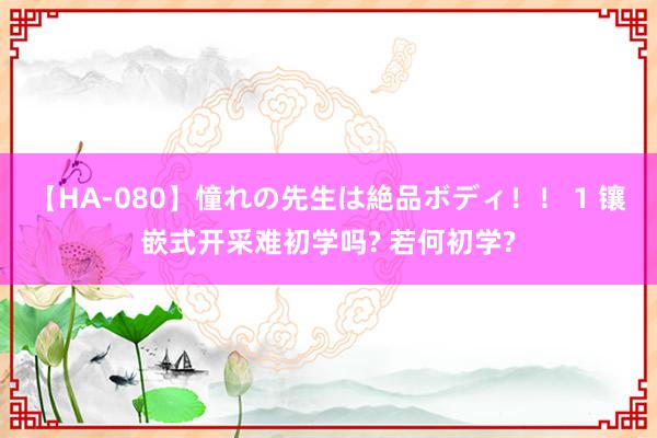 【HA-080】憧れの先生は絶品ボディ！！ 1 镶嵌式开采难初学吗? 若何初学?