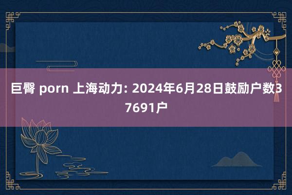 巨臀 porn 上海动力: 2024年6月28日鼓励户数37691户